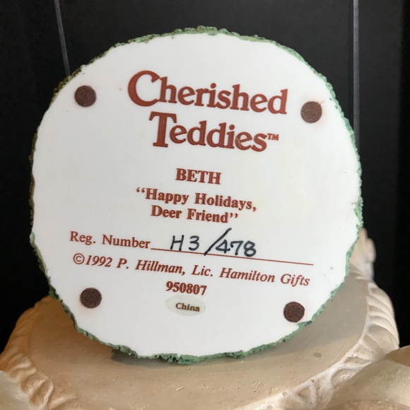 Cherished Teddies by Enesco Christmas Figurine - Picture 9 of 9